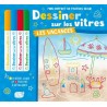 Dessiner sur les vitres - Les vacances