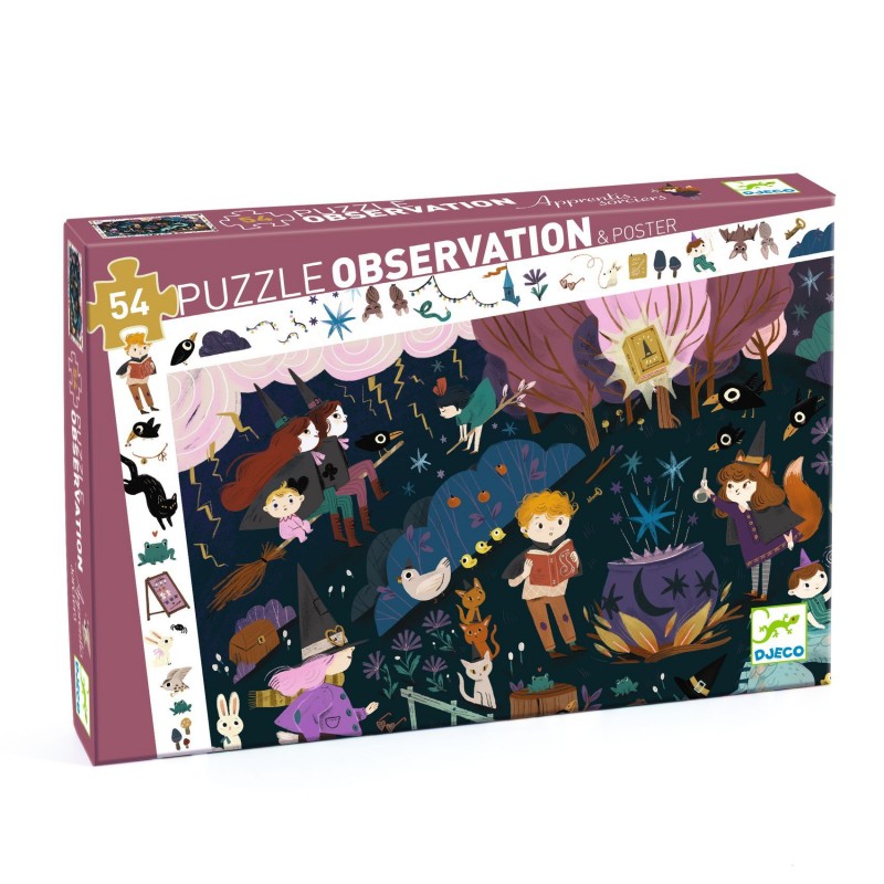 Puzzle observation 54pcs - Apprentis sorciers Puzzle observation 54pcs - Apprentis sorciers