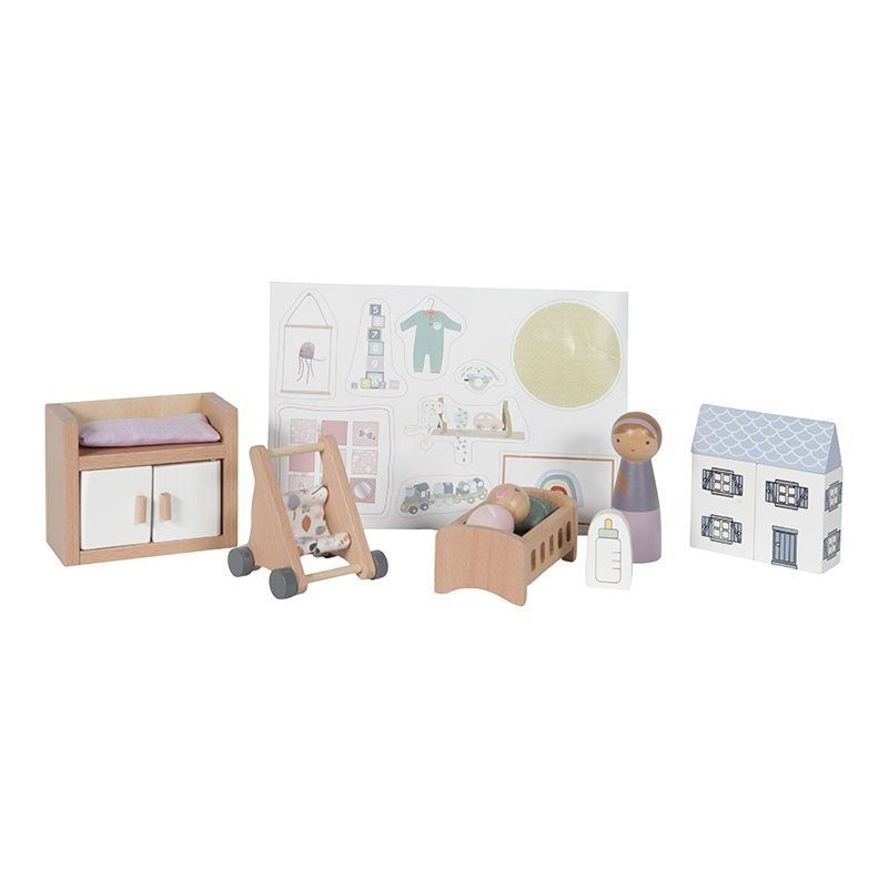 Extension maison de poupées - Chambre de bébé Extension maison de poupées - Chambre de bébé