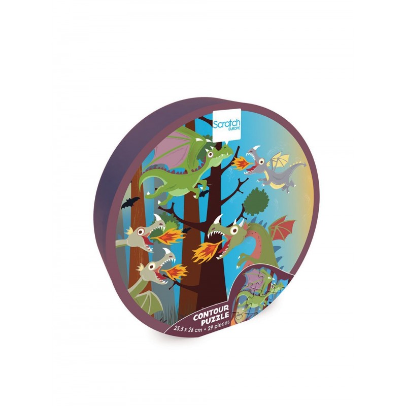 Puzzle contour compact - Dragons Puzzle contour compact - Dragons