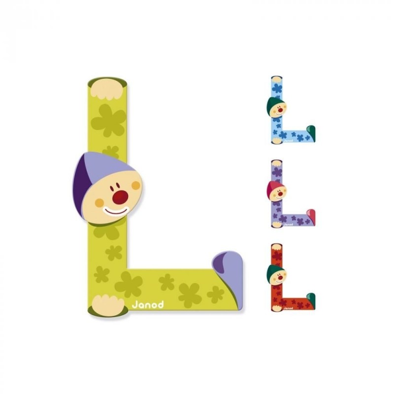 Lettre clown L Lettre clown L