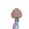 Attache tétine coeur - bouquet mahaut