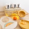 Bavoir en silicone - Arc-en-ciel