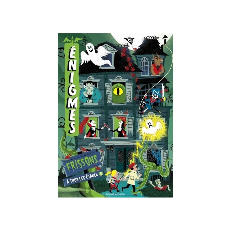 Enigmes à tous les étages - Tome 5 : Frissons Enigmes à tous les étages - Tome 5 : Frissons