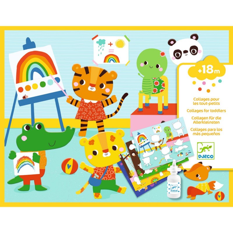 Collage pour les tout-petits - La journée Collage pour les tout-petits - La journée