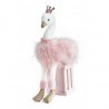 Cygne rose MM 45cm