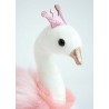 Porte-clés cygne rose