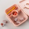 Snackbox rose - Boite à compartiments en tritan
