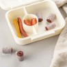 Snackbox citron - Boite à compartiments en tritan