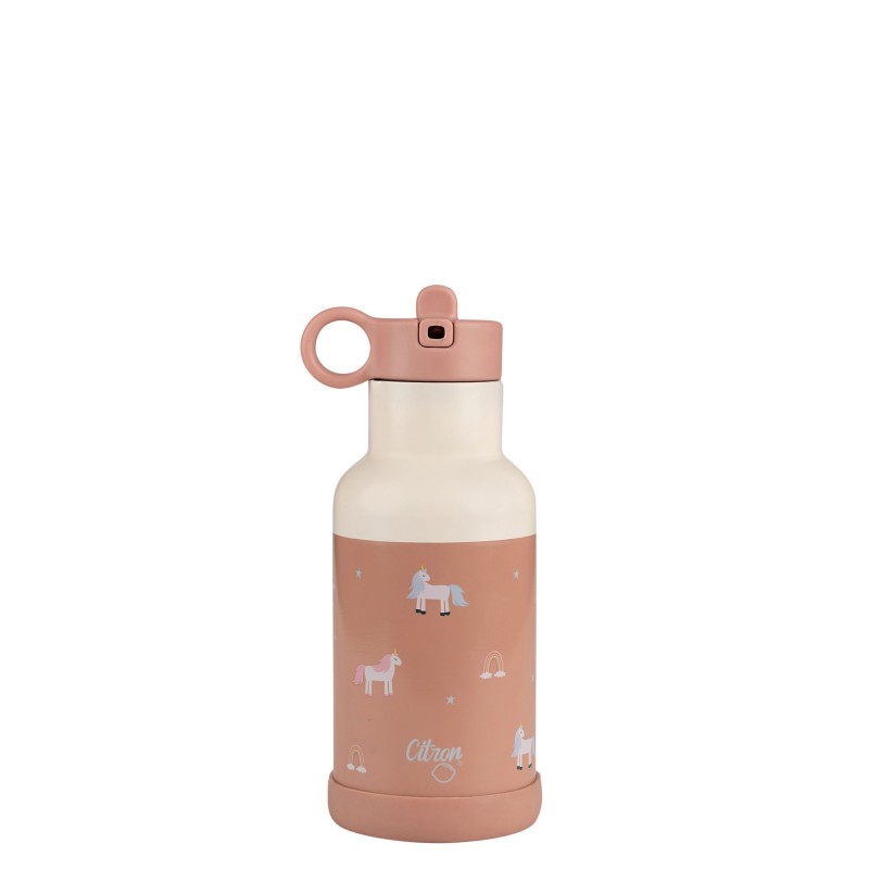 Gourde isotherme triple paroi - Licorne Gourde isotherme triple paroi - Licorne
