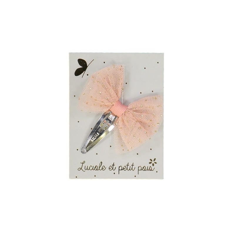 Barrette tutu - Rose poudré Barrette tutu - Rose poudré