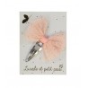 Barrette tutu - Rose poudré