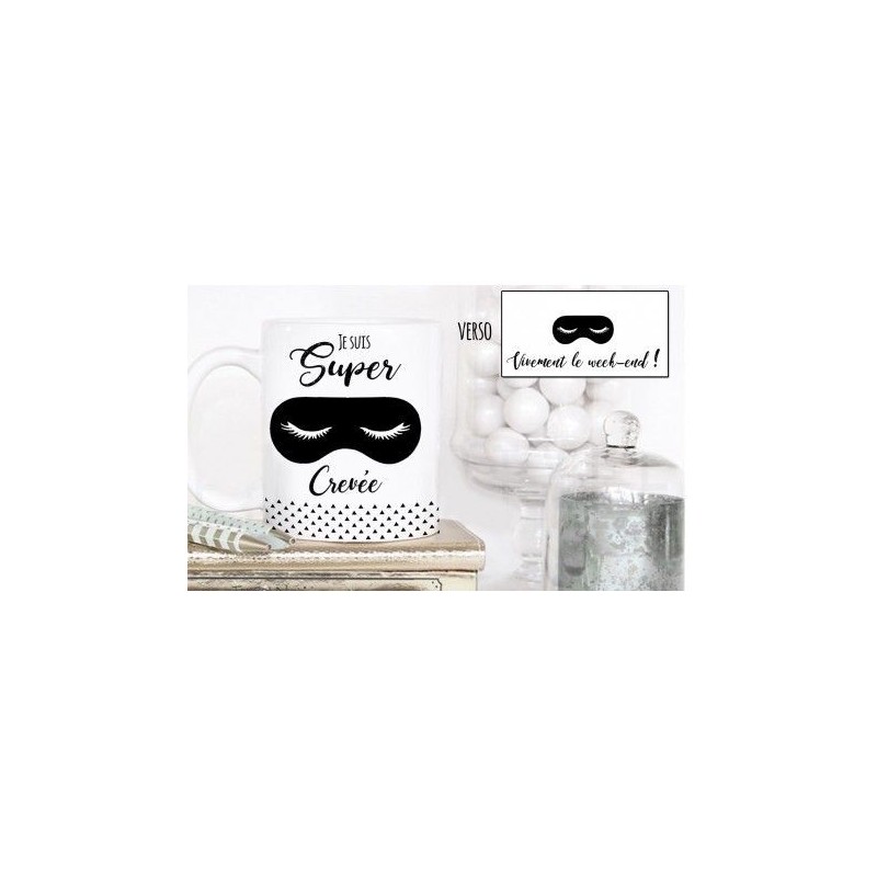 Mug LDDH - Super héroïne Crevée Mug LDDH - Super héroïne Crevée