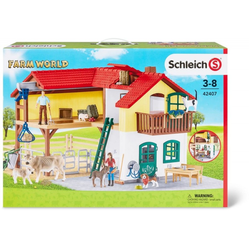 Ferme avec étable et animaux - Farm World Ferme avec étable et animaux - Farm World