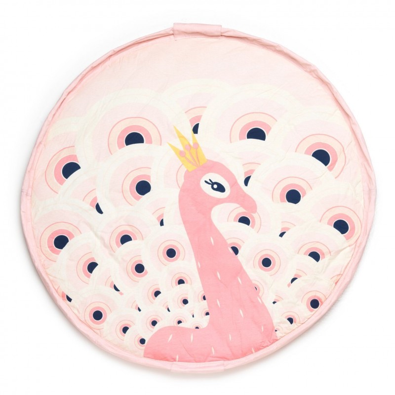 Sac play&go soft Paon (tapis et rangement) Sac play&go soft Paon (tapis et rangement)