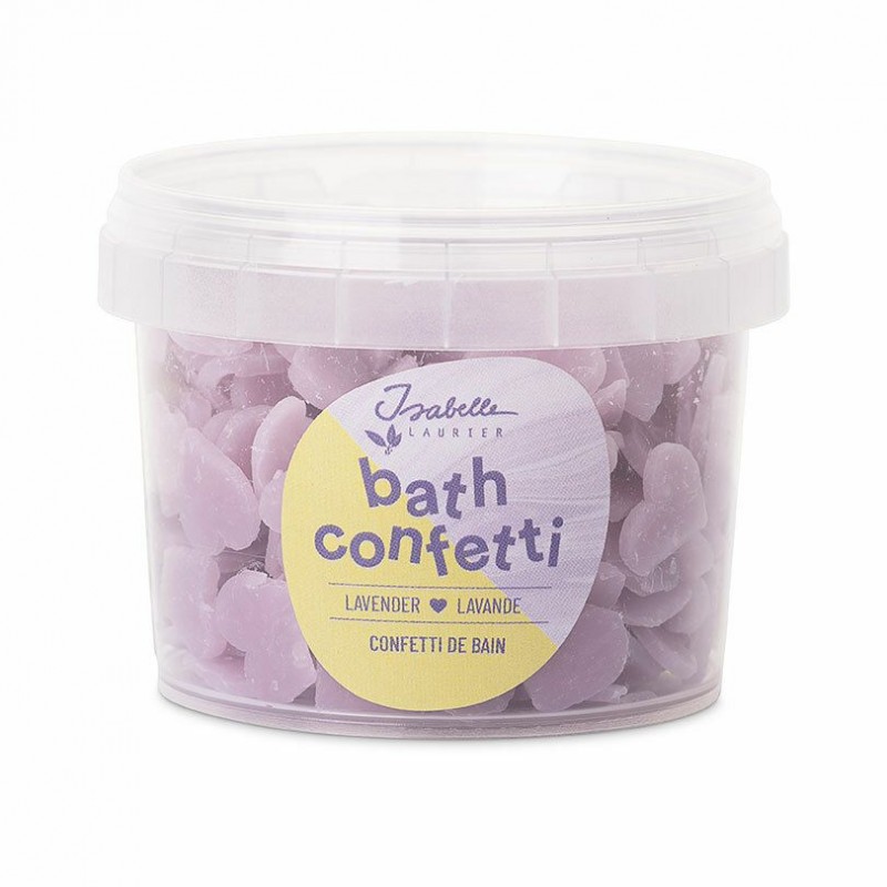 Confettis de bain mauves - Lavande Confettis de bain mauves - Lavande