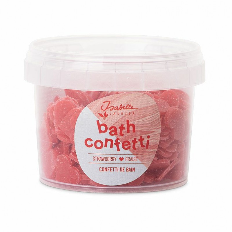 Confettis de bain rouges - Fraise Confettis de bain rouges - Fraise