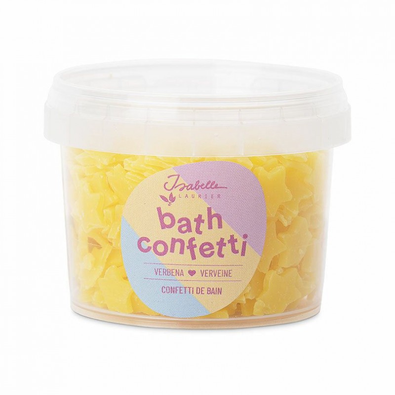 Confettis de bain jaunes - Verveine Confettis de bain jaunes - Verveine