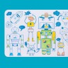 Mini set de table en silicone playmat - Robot