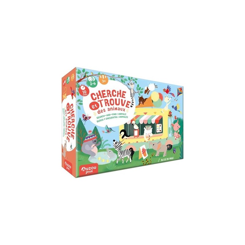 Jeu - Cherche et trouve des animaux Jeu - Cherche et trouve des animaux
