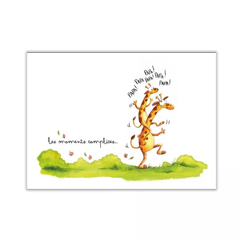 Carte à thème "Les moments complices" (+enveloppe)