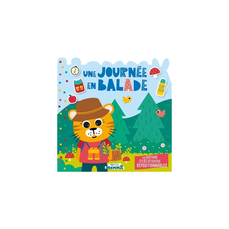 Une journée en balade - Histoire avec stickers repositionnables Une journée en balade - Histoire avec stickers repositionnables