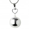 Bola bijou de grossesse argent - Coeur