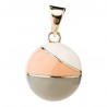 Bola bijou de grossesse doré, blanc, gris, rose - Vintage
