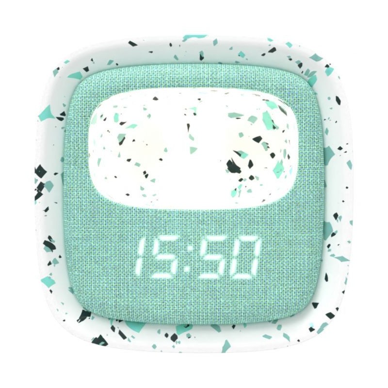 Billy Clock - Veilleuse et réveil terrazzo menthe à l'eau (Edition limitée) Billy Clock - Veilleuse et réveil terrazzo menthe à l'eau (Edition limitée)