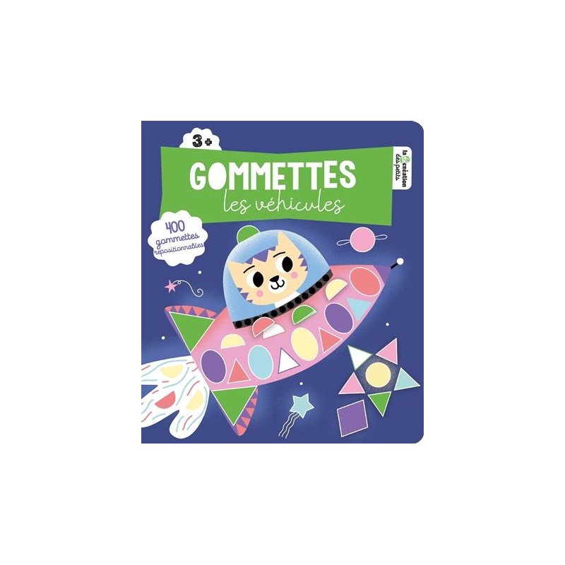 Les véhicules - 400 gommettes repositionnables Les véhicules - 400 gommettes repositionnables