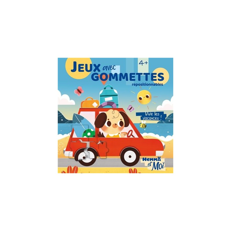 Jeux avec gommettes repositionnables - Vive les vacances ! Jeux avec gommettes repositionnables - Vive les vacances !