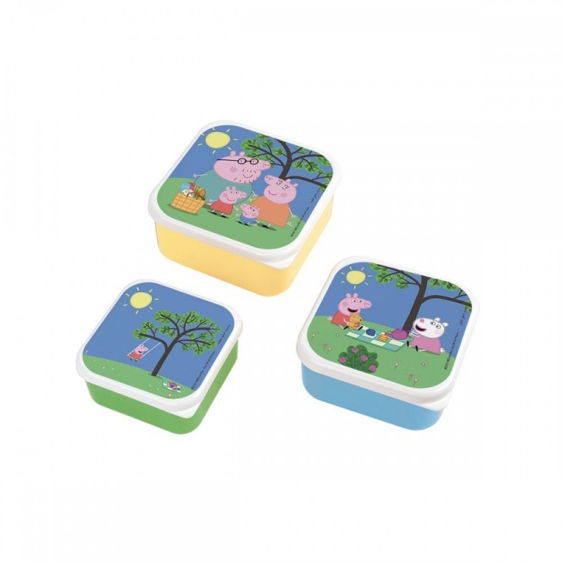 Set de 3 boites gigognes - Peppa Pig Set de 3 boites gigognes - Peppa Pig