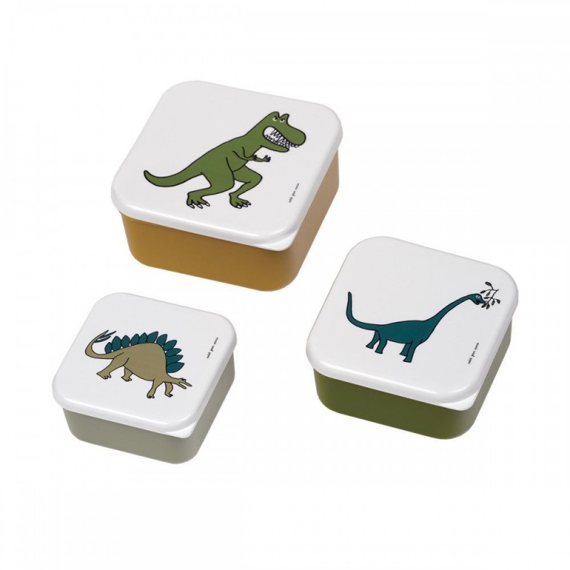 Set de 3 boites gigognes - Les dinosaures Set de 3 boites gigognes - Les dinosaures