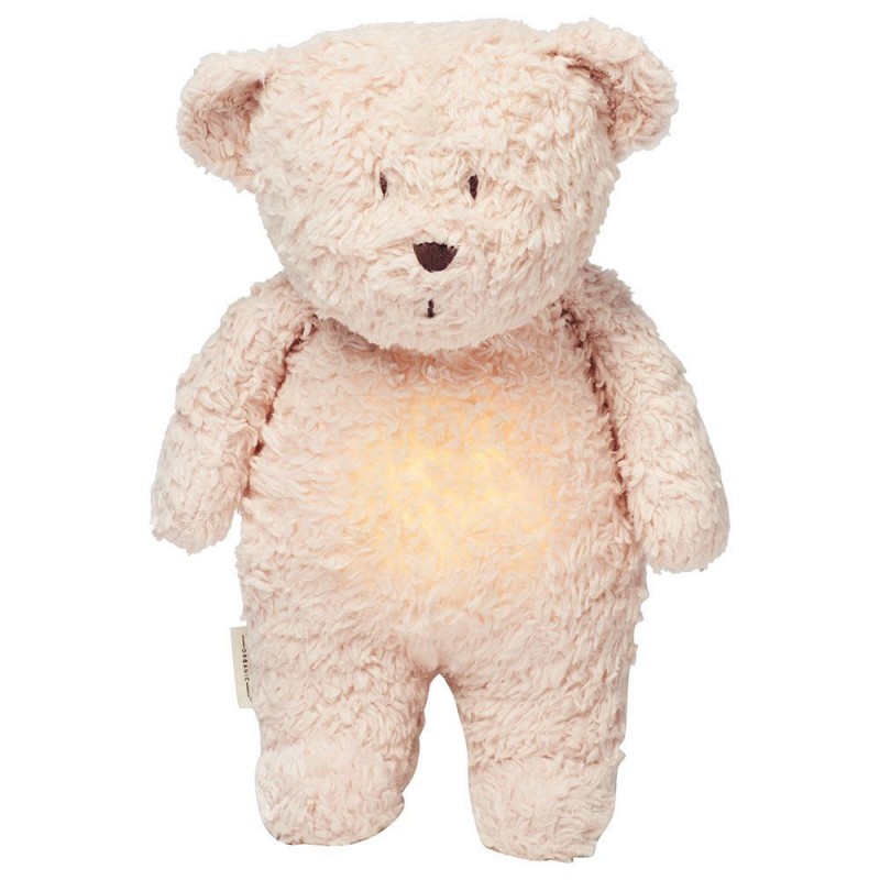 Moonie organic - Veilleuse ours bruits blancs - Rose Moonie organic - Veilleuse ours bruits blancs - Rose