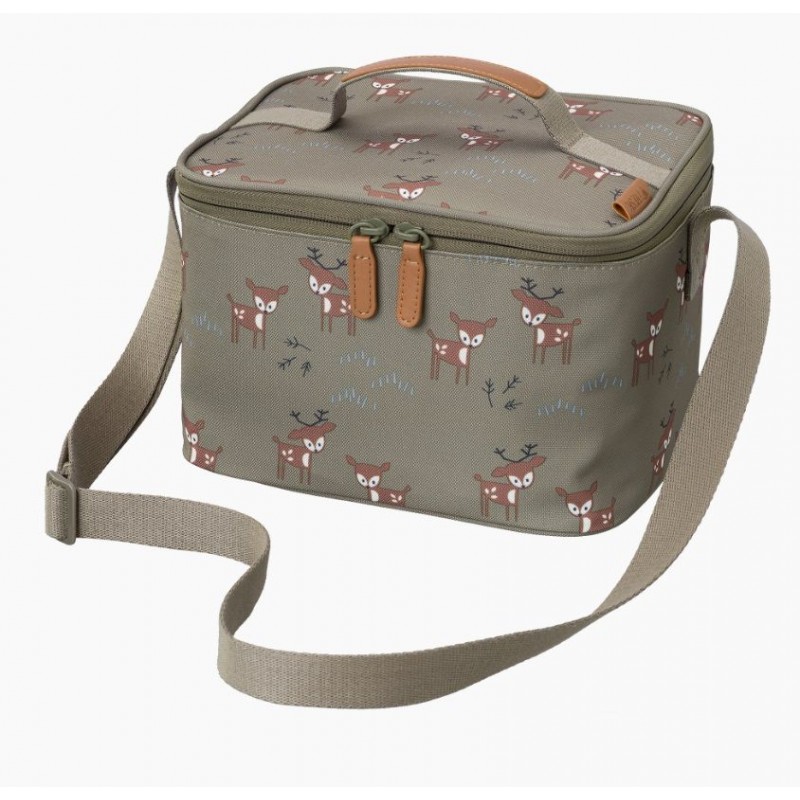 Grand sac repas isotherme - Faon vert olive Grand sac repas isotherme - Faon vert olive