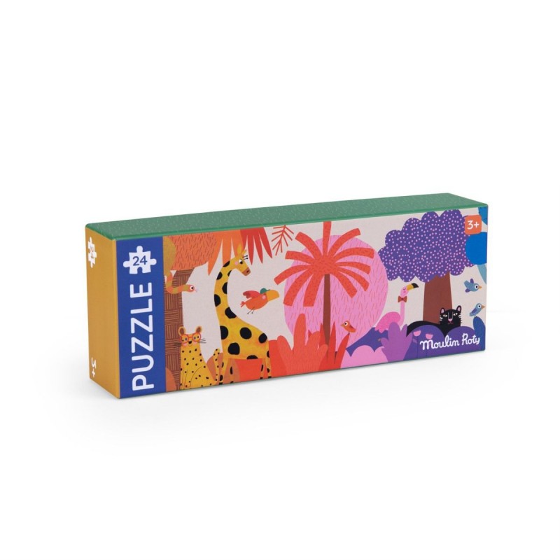 Puzzle La jungle arc-en-ciel - Les toupitis Puzzle La jungle arc-en-ciel - Les toupitis