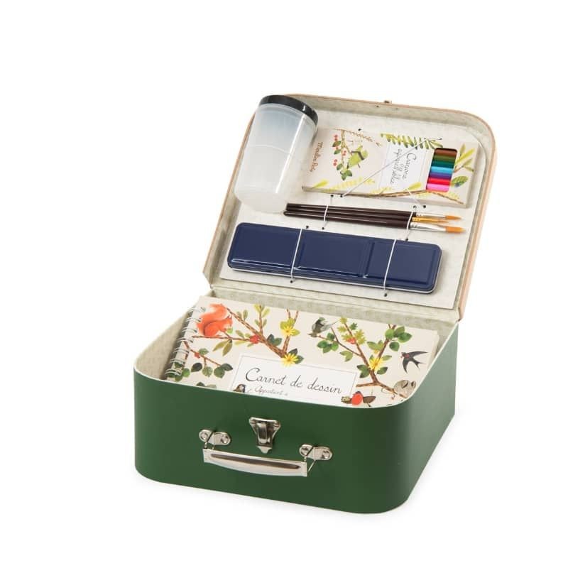 Valise aquarelliste - Le jardin du moulin Valise aquarelliste - Le jardin du moulin