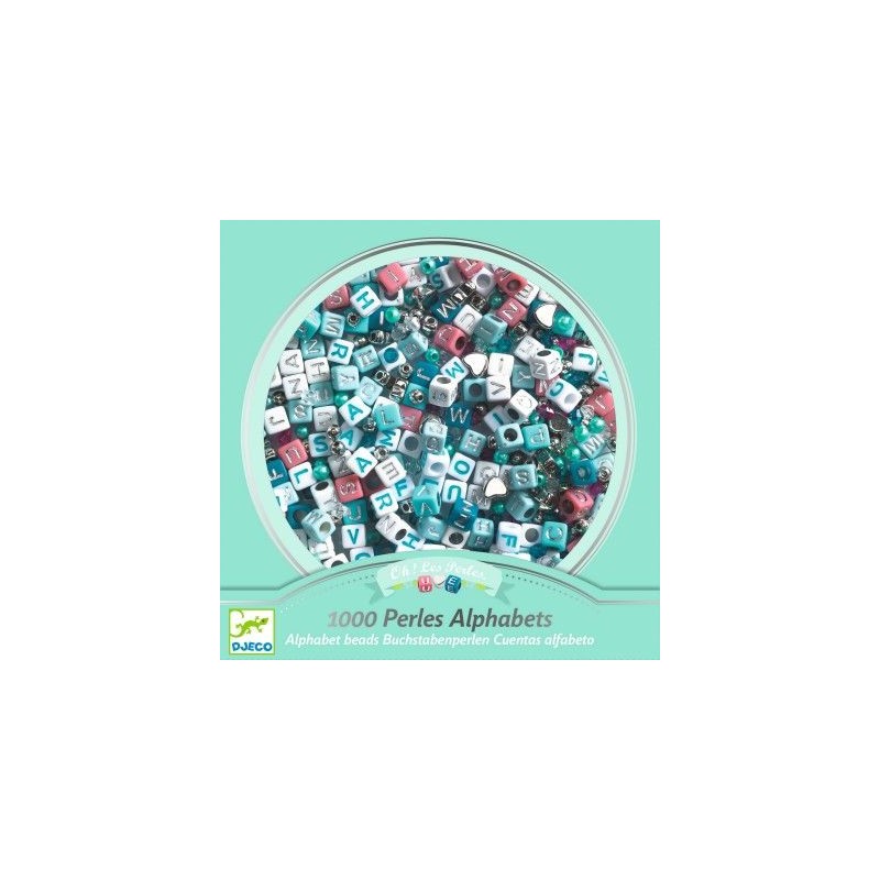 Oh ! Les perles - 1000 Perles alphabet, Argent Oh ! Les perles - 1000 Perles alphabet, Argent