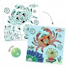 Coloriages brillants - Sous la mer
