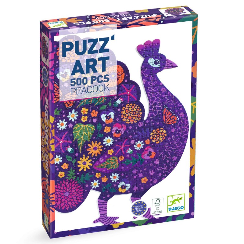 Puzz'art - Paon 500 pcs Puzz'art - Paon 500 pcs
