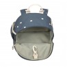 Mini sac à dos carré- Happy Prints bleu nuit