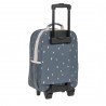 Valise à roulettes - Happy Prints Bleu nuit
