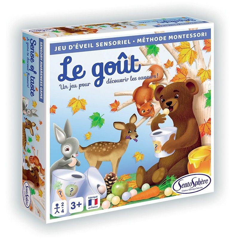 Jeu d'éveil sensoriel - Le goût Jeu d'éveil sensoriel - Le goût