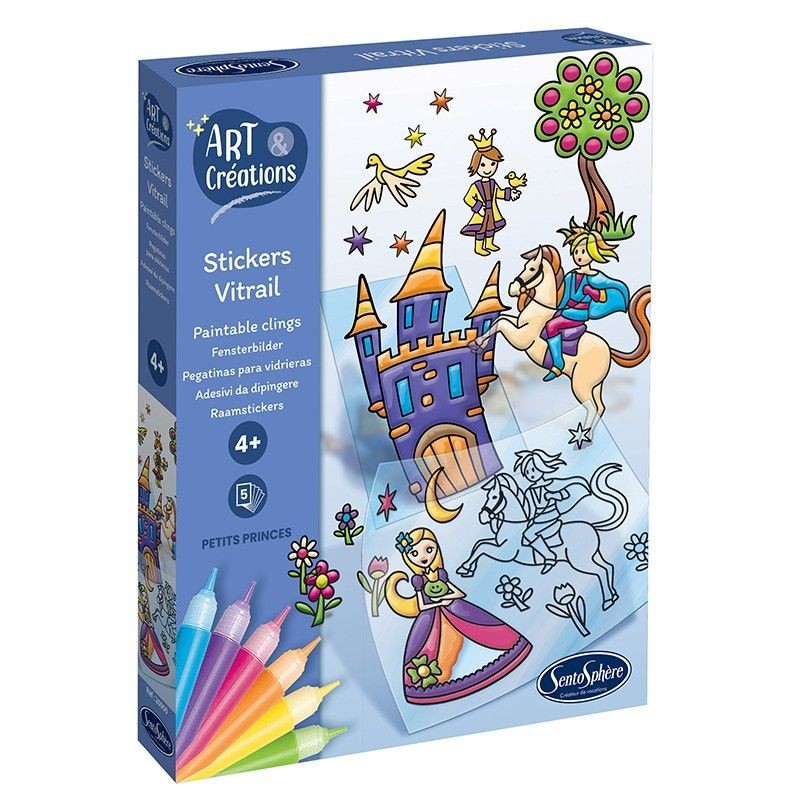 Stickers Vitrail - Petits princes Stickers Vitrail - Petits princes