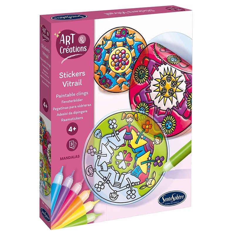 Stickers Vitrail - Mandalas Stickers Vitrail - Mandalas