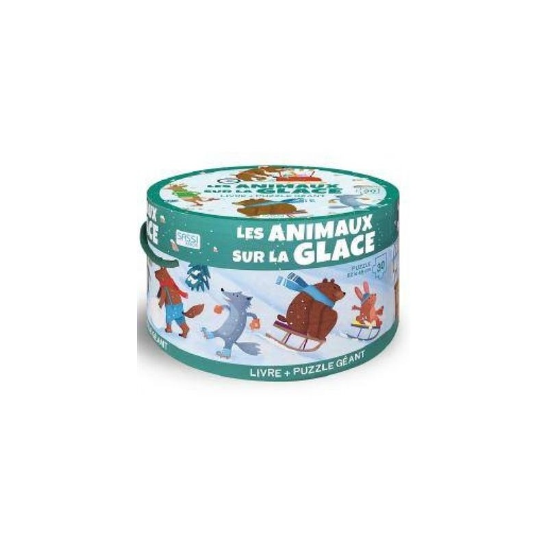 Puzzle géant - Les animaux sur la glace Puzzle géant - Les animaux sur la glace