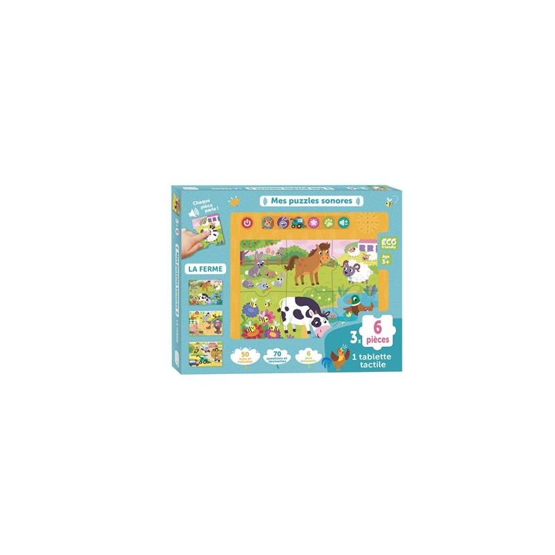 Mes puzzles sonores- La ferme