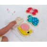 4 puzzles évolutifs - Jardin