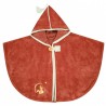 Cape de bain - Panda roux terracotta