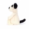 Bashful Petit chiot noir et crème Small
